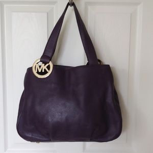 Michael Kors Fulton Iris Purple Handbag